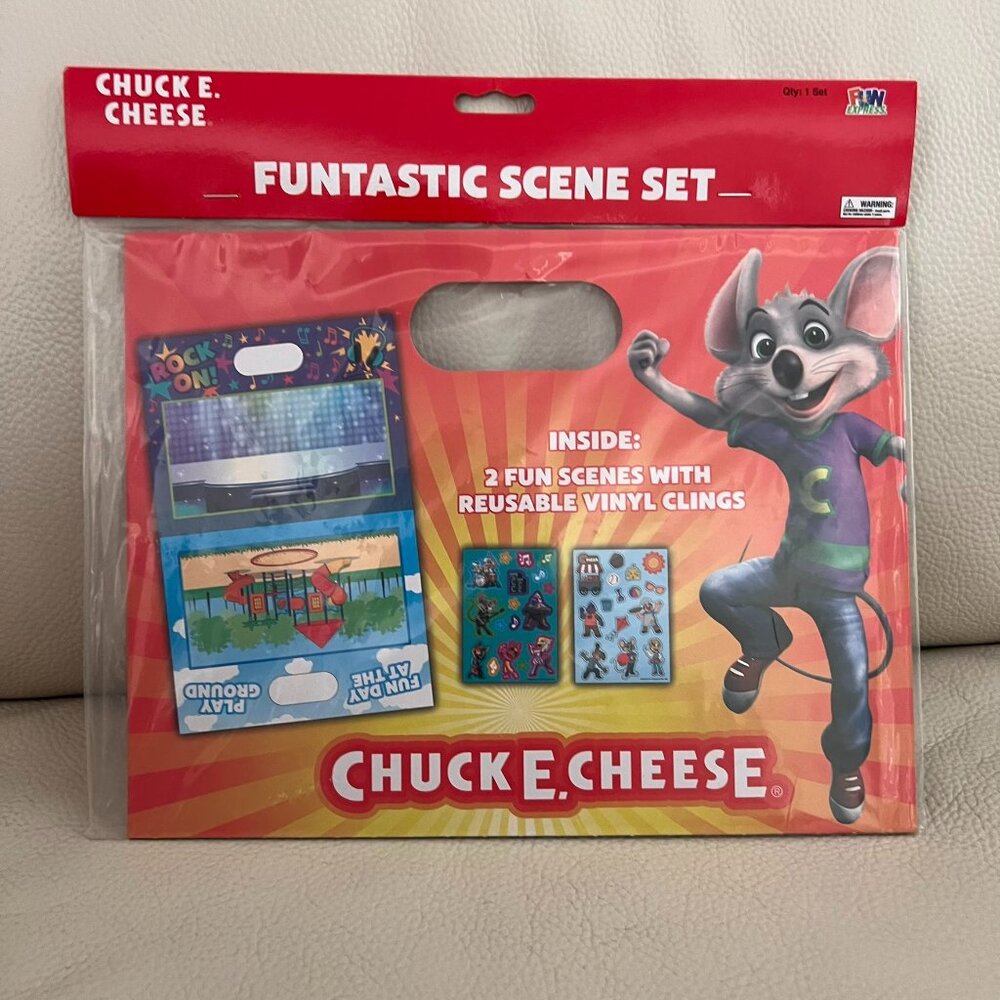 Chuck E. Cheese Funtastic Scene Set – Vintage Collectible Toy